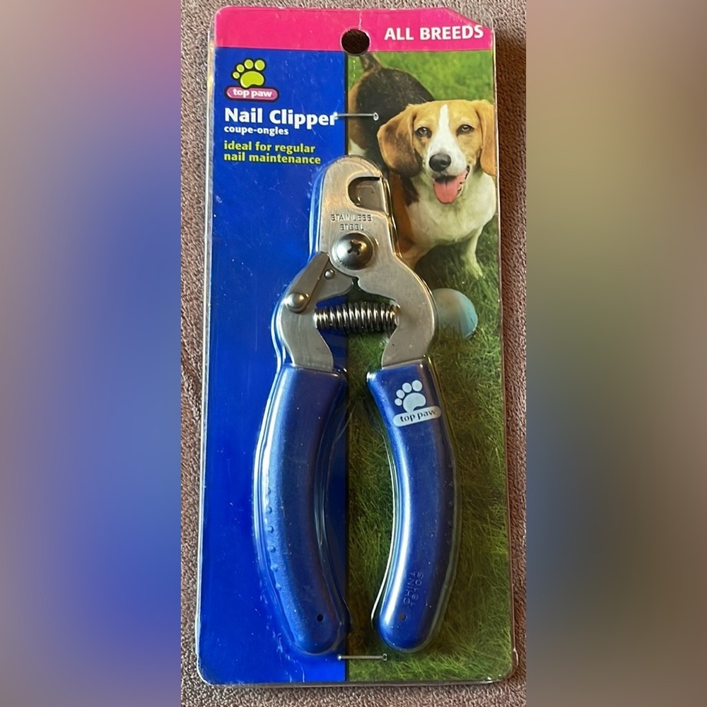 Top Paw Blue Pet Nail Clippers for all breeds NWT